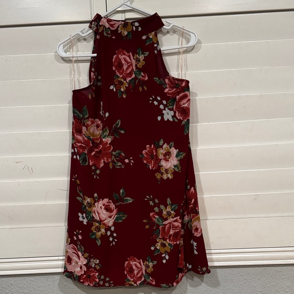 Toi et Moi Floral Blouse - Red and Pink